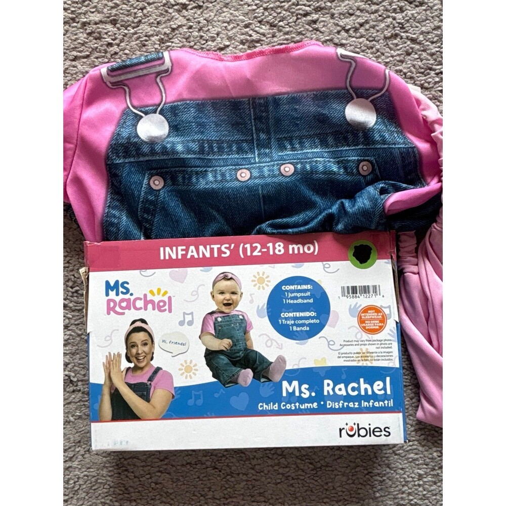 Rubies Ms. Rachel Infants Costume Pretend Play Size 12-18 months